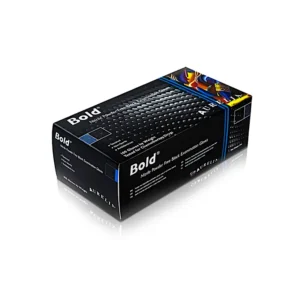 aurelia bold black nitrile powder free gloves small